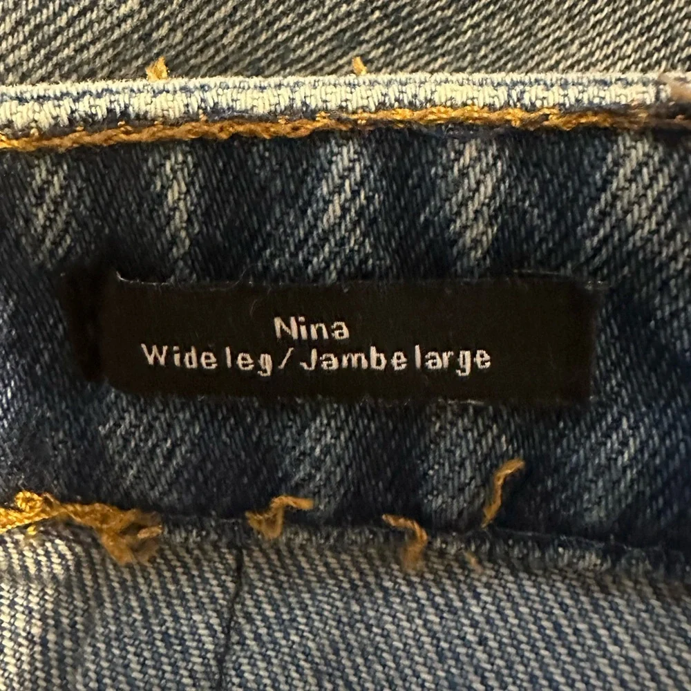 Frank and Oak Nina Wide Leg Jeans Size 25